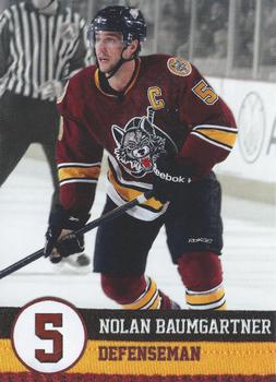 2011-12 Vienna Beef Chicago Wolves (AHL) #1 Nolan Baumgartner Front
