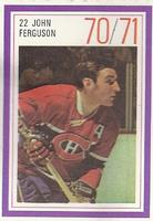 1970-71 Esso Power Players #NNO John Ferguson Front