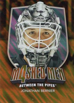 2011-12 In The Game Between The Pipes - Masked Men IV Gold #MM-06 Jonathan Bernier Front