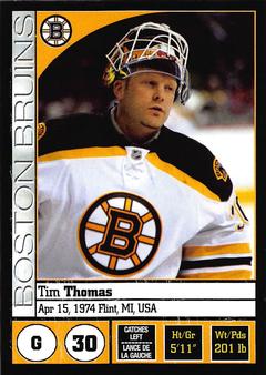 2008-09 Panini Stickers #11 Tim Thomas Front