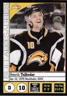 2008-09 Panini Stickers #26 Henrik Tallinder Front