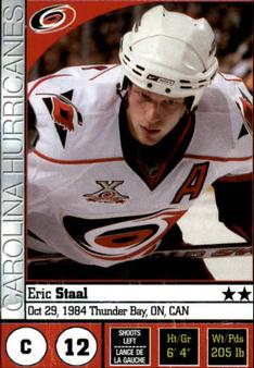 2008-09 Panini Stickers #34 Eric Staal Front