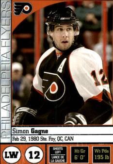 2008-09 Panini Stickers #94 Simon Gagne Front