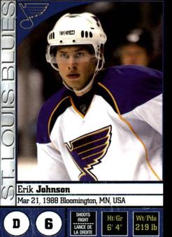 2008-09 Panini Stickers #260 Erik Johnson Front