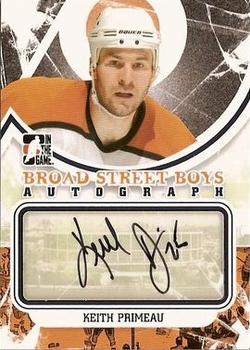 2011-12 In The Game Broad Street Boys - Autographs #A-KP Keith Primeau Front