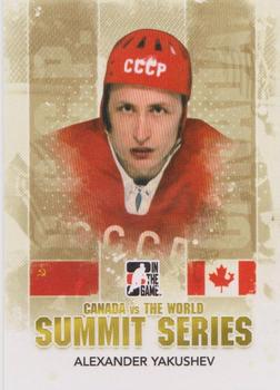 2011-12 In The Game Canada vs. The World - Summit Series #SS-09 Alexander Yakushev Front