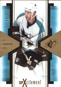 2006-07 SPx - SPXcitement #X82 Joe Thornton Front