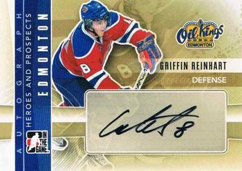 2011-12 In The Game Heroes and Prospects - Autographs #A-GR Griffin Reinhart Front