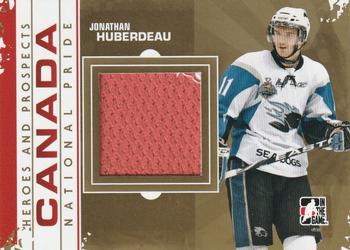 2011-12 In The Game Heroes and Prospects - National Pride Jerseys Gold #NAT-09 Jonathan Huberdeau Front
