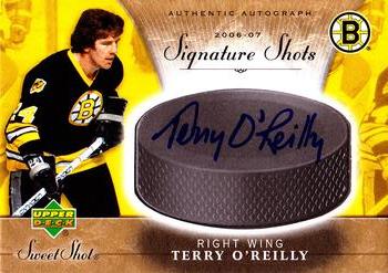 2006-07 Upper Deck Sweet Shot - Signature Shots/Saves #SS-TO Terry O'Reilly Front