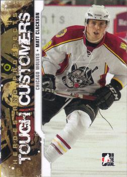 2011-12 In The Game Heroes and Prospects - Tough Customers #TC-04 Matt Clackson Front