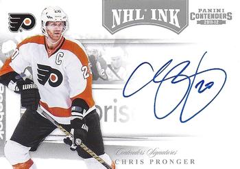 2011-12 Panini Contenders - NHL Ink #45 Chris Pronger Front