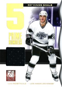 2011-12 Panini Elite - Prime Number Jerseys #10 Luc Robitaille Front