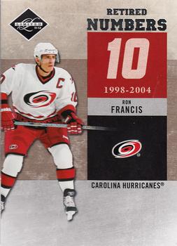2011-12 Panini Limited - Retired Numbers #9 Ron Francis Front