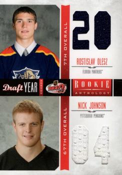 2011-12 Panini Rookie Anthology - Draft Year Combo Jerseys #32 Rostislav Olesz / Nick Johnson Front