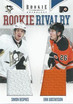 2011-12 Panini Rookie Anthology - Rookie Rivalry Dual Jerseys #23 Simon Despres / Erik Gustafsson Front
