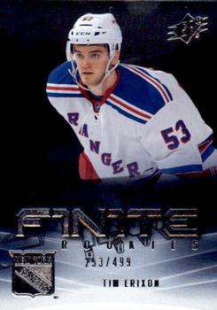 2011-12 SPx - Finite Rookies #F15 Tim Erixon Front