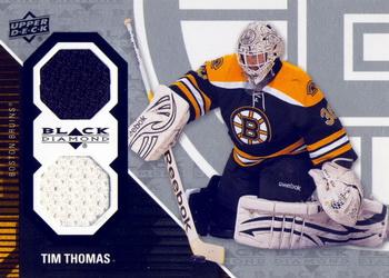 2011-12 Upper Deck Black Diamond - Dual Jerseys #BOS-TT Tim Thomas Front