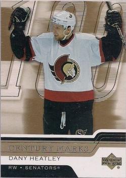 2006-07 Upper Deck - Century Marks #CM3 Dany Heatley Front