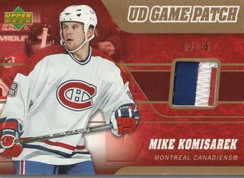 2006-07 Upper Deck - Game Jersey Patches #J-MI Mike Komisarek Front