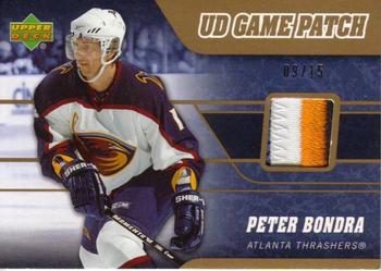 2006-07 Upper Deck - Game Jersey Patches #J-PB Peter Bondra Front