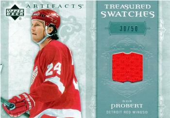 2006-07 Upper Deck Artifacts - Treasured Swatches Silver #TS-BP Bob Probert Front