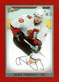 2006-07 Upper Deck Beehive - Red Facsimile Signatures #87 Alex Tanguay Front