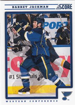 2012-13 Score #408 Barret Jackman Front