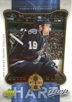 2006-07 Upper Deck MVP - Gotta Have Hart #HH24 Markus Naslund Front