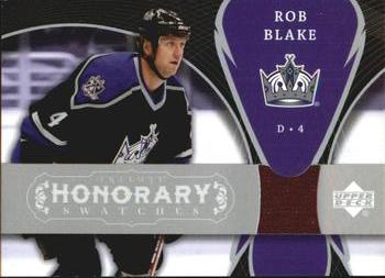 2007-08 Upper Deck Trilogy - Honorary Swatches #HS-BL Rob Blake Front