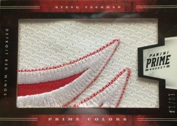 2011-12 Panini Prime - Prime Colors Patch Horizontal #28 Steve Yzerman Front