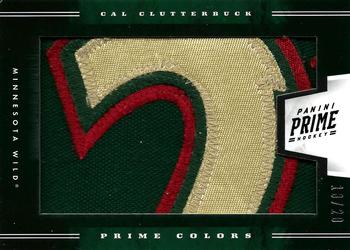 2011-12 Panini Prime - Prime Colors Patch Horizontal #40 Cal Clutterbuck Front
