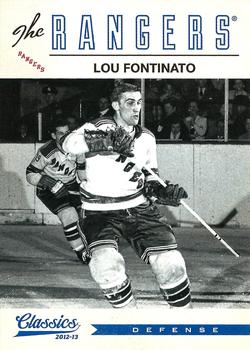 2012-13 Panini Classics Signatures #185 Lou Fontinato Front