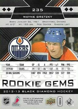 2012-13 Upper Deck Black Diamond #235 Wayne Gretzky Back