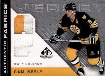 2007-08 SP Game Used - Authentic Fabrics #AF-CN Cam Neely Front