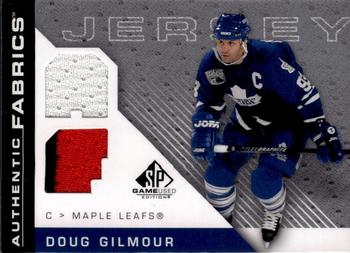 2007-08 SP Game Used - Authentic Fabrics #AF-DG Doug Gilmour Front