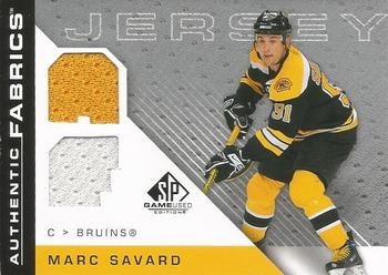 2007-08 SP Game Used - Authentic Fabrics #AF-MA Marc Savard Front