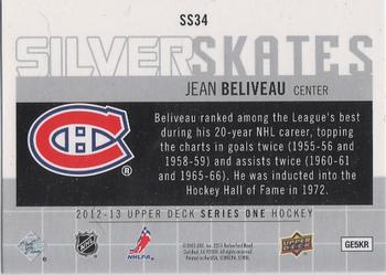 2012-13 Upper Deck - Silver Skates #SS34 Jean Beliveau Back