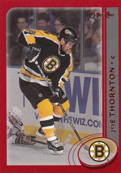 2002-03 Topps - O-Pee-Chee Red Line #10 Joe Thornton Front