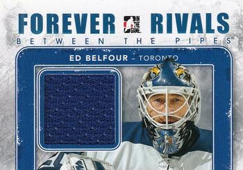 2012-13 In The Game Forever Rivals - Between The Pipes Memorabilia Blue/Red #BTP-04 Ed Belfour Front