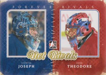 2012-13 In The Game Forever Rivals - Net Rivals #NR-06 Curtis Joseph / Jose Theodore Front