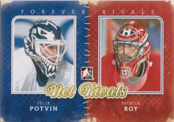 2012-13 In The Game Forever Rivals - Net Rivals #NR-08 Felix Potvin / Patrick Roy Front