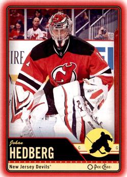 2012-13 O-Pee-Chee - Wrapper Redemption Red #182 Johan Hedberg Front