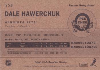 2012-13 O-Pee-Chee - Retro #550 Dale Hawerchuk Back