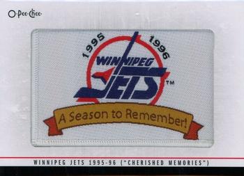 2012-13 O-Pee-Chee - Team Logo Patches #TL-96 Winnipeg Jets 1995-96 (