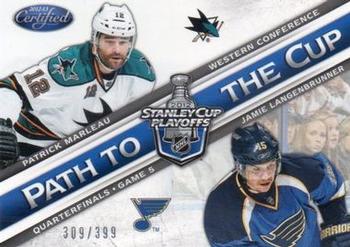 2012-13 Panini Certified - Path to the Cup Quarter Finals #PCQF10 Jamie Langenbrunner / Patrick Marleau Front