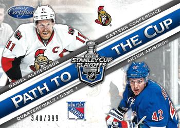 2012-13 Panini Certified - Path to the Cup Quarter Finals #PCQF22 Artem Anisimov / Daniel Alfredsson Front