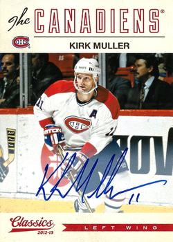 2012-13 Panini Classics Signatures - Autographs #65 Kirk Muller Front