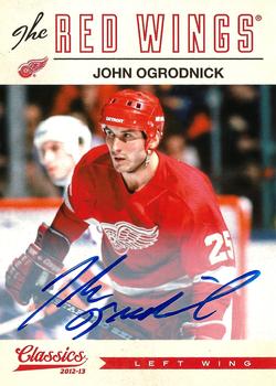 2012-13 Panini Classics Signatures - Autographs #165 John Ogrodnick Front