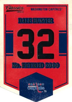 2012-13 Panini Classics Signatures - Banner Numbers #EN69 Dale Hunter Front